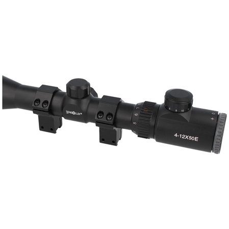 Lensolux Rifle Scope 4-12x50E/WA, reticle 4 Red Dot illuminated (19435)