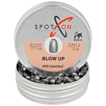 Spoton Blow Up Slug 13 .177/4.5mm AirGun Pellets, 400 psc 0.842g/13.0gr