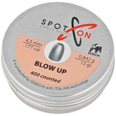 Spoton Blow Up Slug 13 .177/4.5mm AirGun Pellets, 400 psc 0.842g/13.0gr