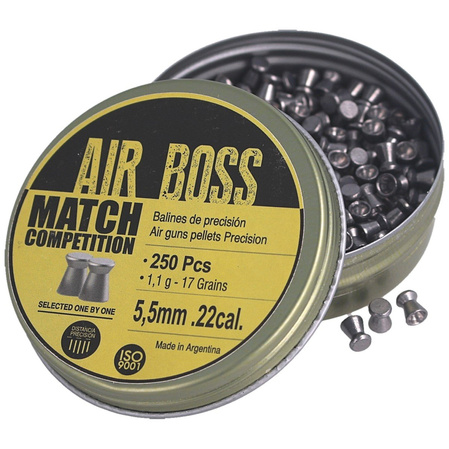 Apolo Air Boss Match Competition  AirGun Pellets .22/5.5 mm, 250 pcs 1.10g/17.0gr (30302)