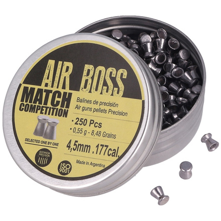 Apolo Air Boss Match Competition  AirGun Pellets .177/4.5 mm, 250 pcs 0.55g/8.48gr (30301)