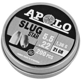 Śrut Apolo Slug Star 21 5.5 mm, 200 szt. 1.36g/21.0gr (19312)