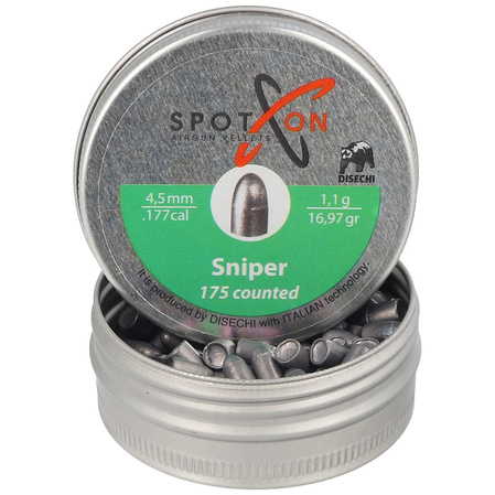 Śrut Spoton Sniper 4.5 mm, 175 szt. 1.10g/16.97gr