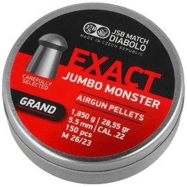 Śrut JSB Exact Jumbo Monster Grand 5.52 mm, 150 szt. (546488-150)