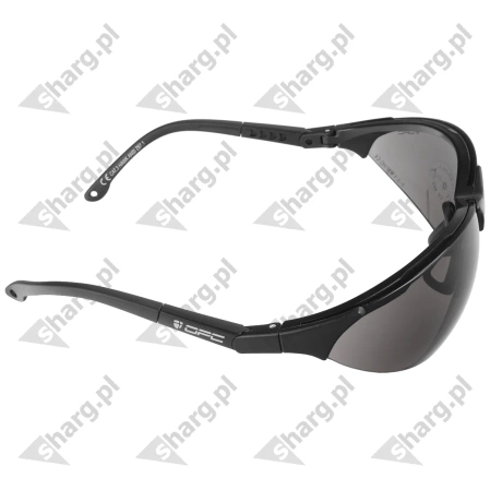 OPC Tactic Hawk 2.2mm Matt Black / Smoke Safety Glasses (5906718283085)