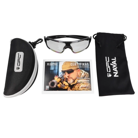 OPC Tactical JET I Naval Matt Black, Clear glasses (N TJ I MATT BLK CLEAR)