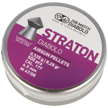 JSB Diabolo Straton cal .177 / 4.5mm Airgun Pellets 500psc (546112-500)