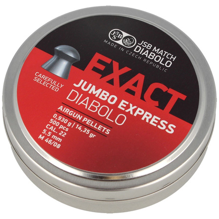 JSB Exact Jumbo Express Pellets 5.52mm, 500psc (546277-500)