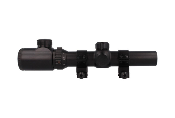 Lensolux Rifle Scope 1.25-4.5x26E, reticle 4 Red Dot illuminated (19304)