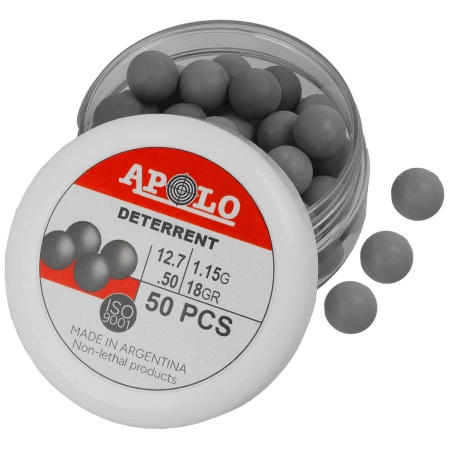 Kule gumowe Apolo Deterrent Semi Soft .50 cal, 1.15 g, 50 szt.