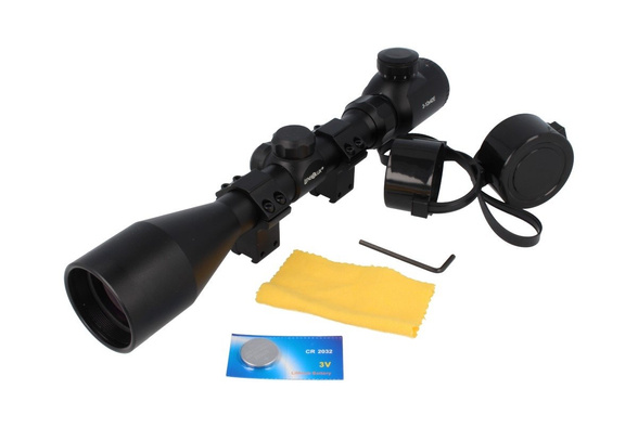 Lensolux Rifle Scope 3-12x42E, reticle 4 Red Dot illuminated (19311)