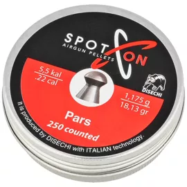 Śrut Spoton Pars 5.5 mm, 250 szt. 1.175g/18.13gr