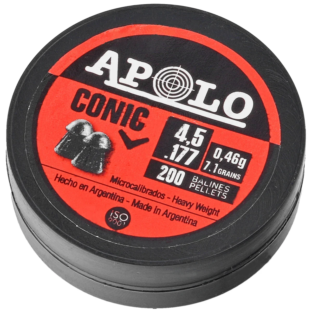 Śrut Apolo Conic Point 4.5mm, 500szt (E10004)