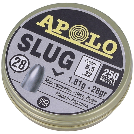 Śrut Apolo Slug 28 5.5 mm, 250 szt. 1.81g/28.0gr (19302)