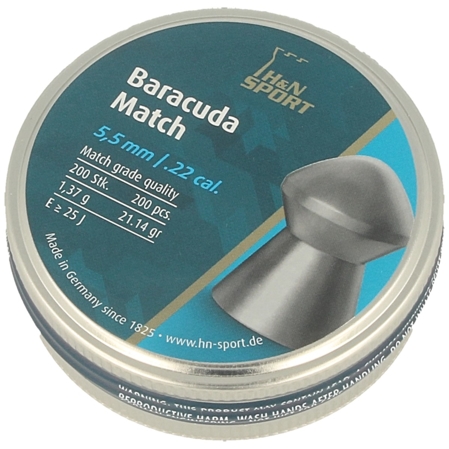 Śrut H&N Baracuda Match 5.52mm 200szt (92285520003)